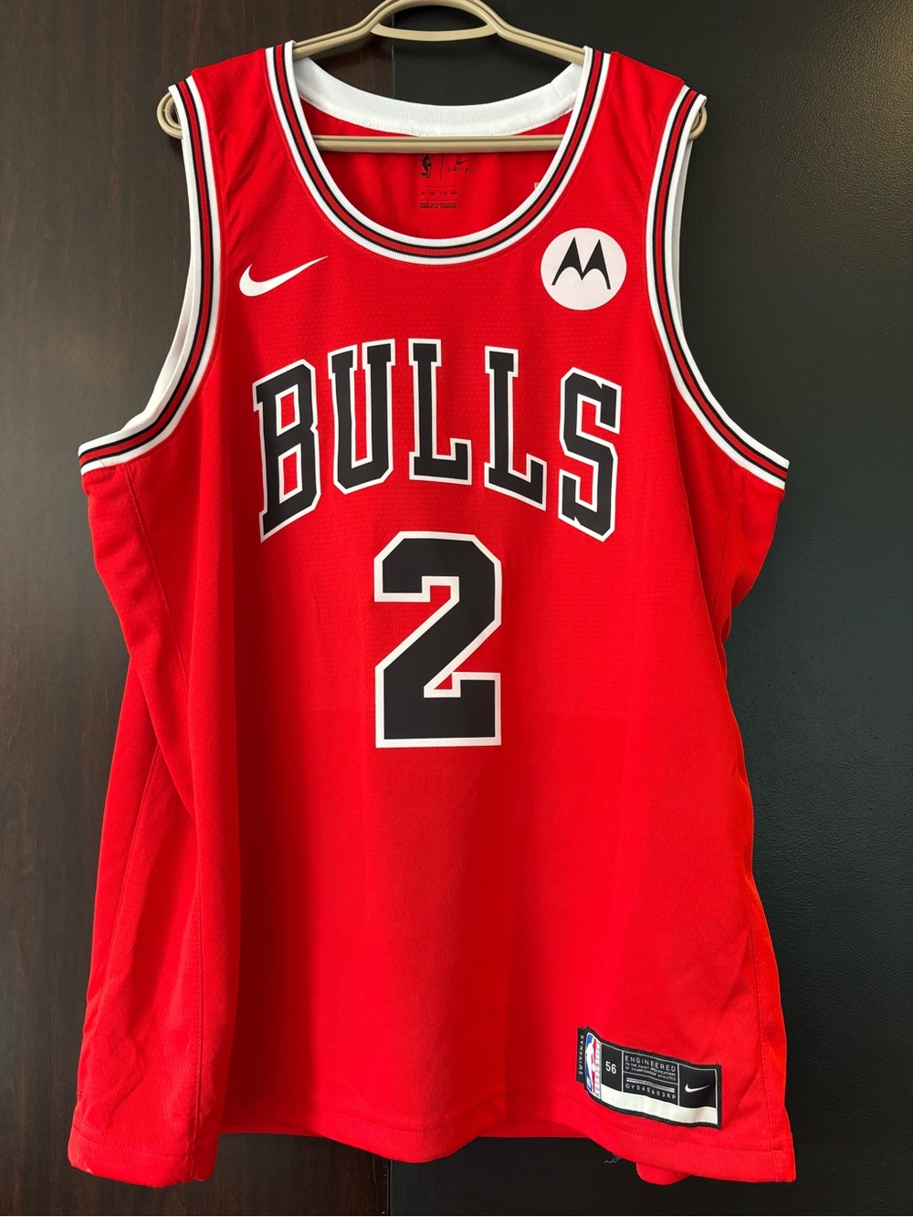 Nike NBA Chicago Bulls Lonzo BALL jersey Nike NBA size XL